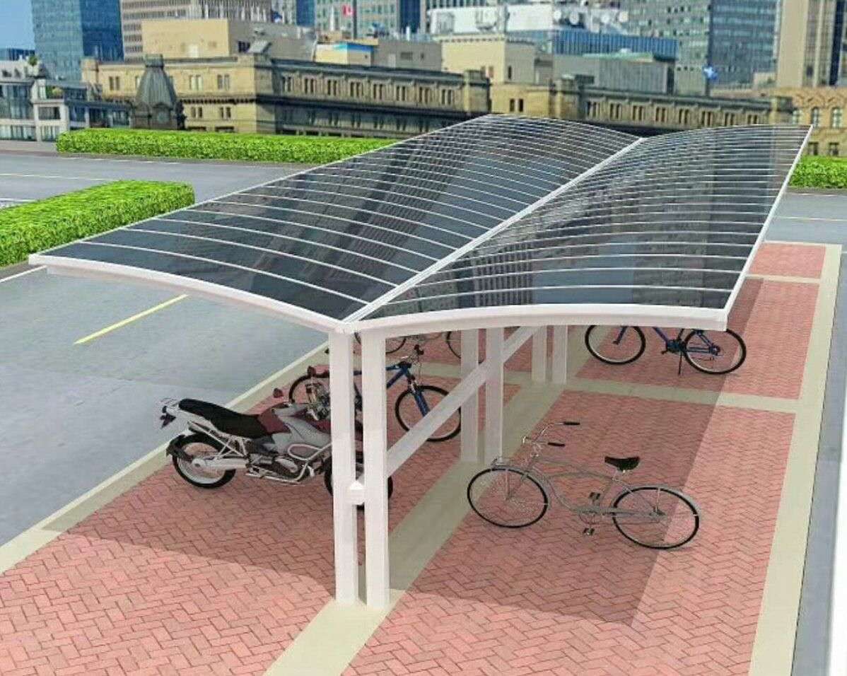 蝴蝶型車(chē)棚